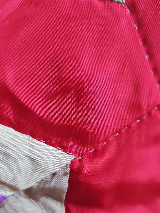 Colorful Geometric Star Patchwork Throw - Picture 4 of 13